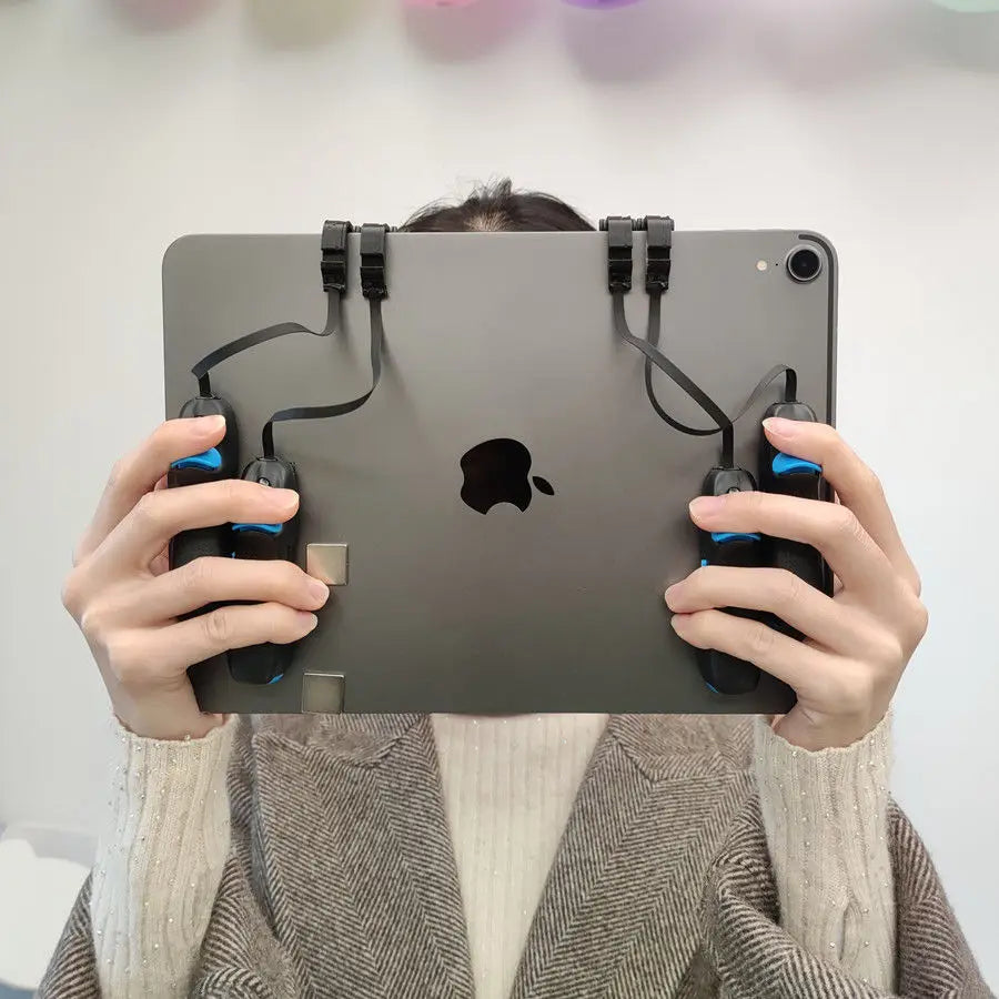Magnetischer iPad FPS Gaming Controller mit 6-, 7- und 8-Finger Steuerung, 3-fach verstellbar