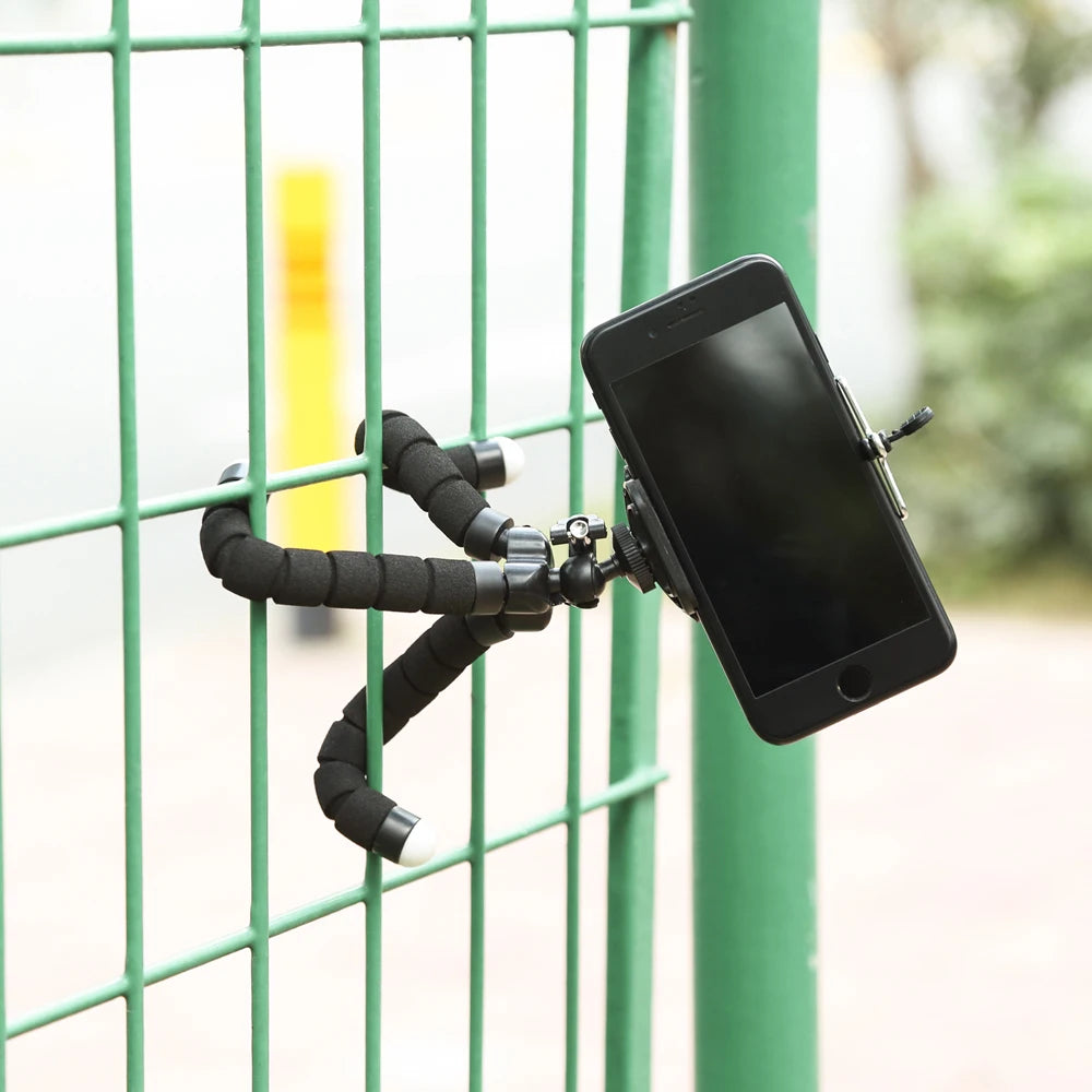 Flexibles Octopus Stativ für Handy, Kamera, Selfie, Monopod mit Fernsteuerung