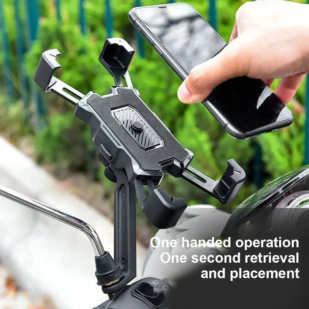 Universal 360° drehbarer Handyhalter für Motorrad, Mountainbike, E-Bike, GPS-Navigation