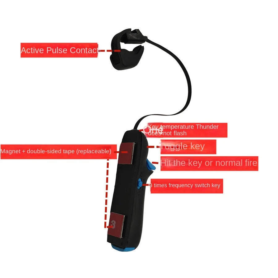 Magnetischer iPad FPS Gaming Controller mit 6-, 7- und 8-Finger Steuerung, 3-fach verstellbar