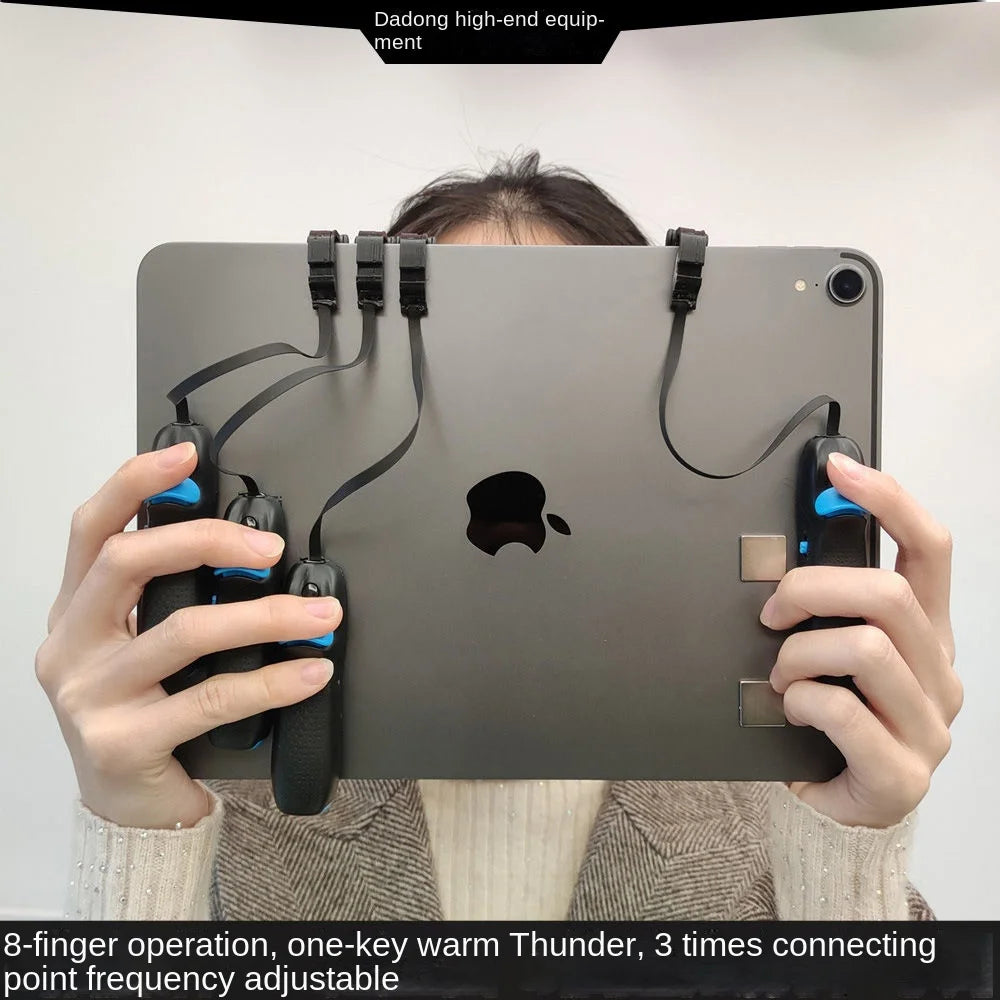 Magnetischer iPad FPS Gaming Controller mit 6-, 7- und 8-Finger Steuerung, 3-fach verstellbar