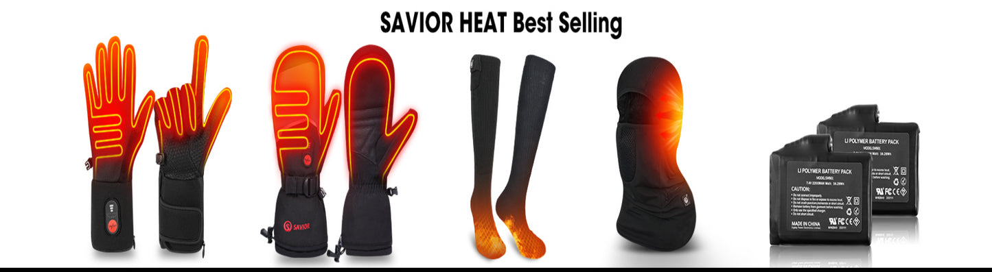 Heizdehandschuhe mit Touchscreen, wasserdicht, für Outdoor-Sport & Motorrad, batteriebetrieben