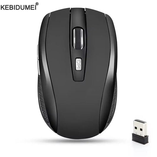 Kabellose leise Maus 2.4G – Tragbare Office-Maus mit einstellbarem DPI für Laptop & PC