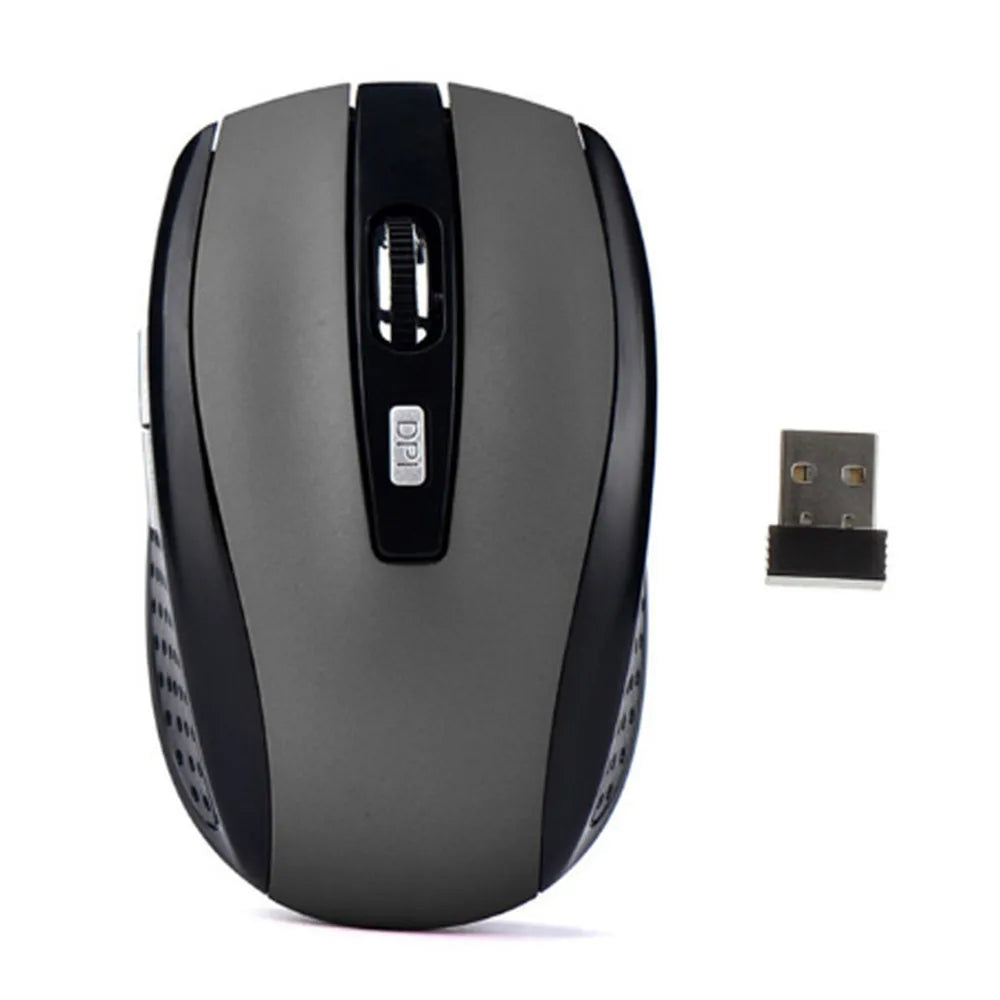 Kabellose leise Maus 2.4G – Tragbare Office-Maus mit einstellbarem DPI für Laptop & PC