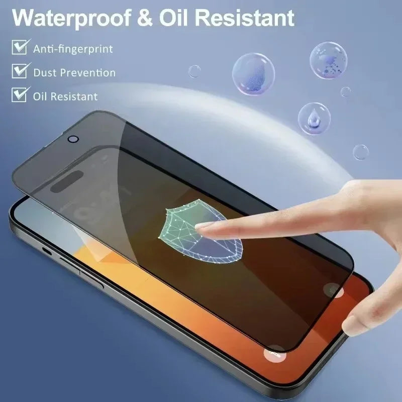 5er-Pack Privacy Schutzglas für iPhone 8K 16/15/14/13/12/11 Pro/Max/Mini XR X XS Max
