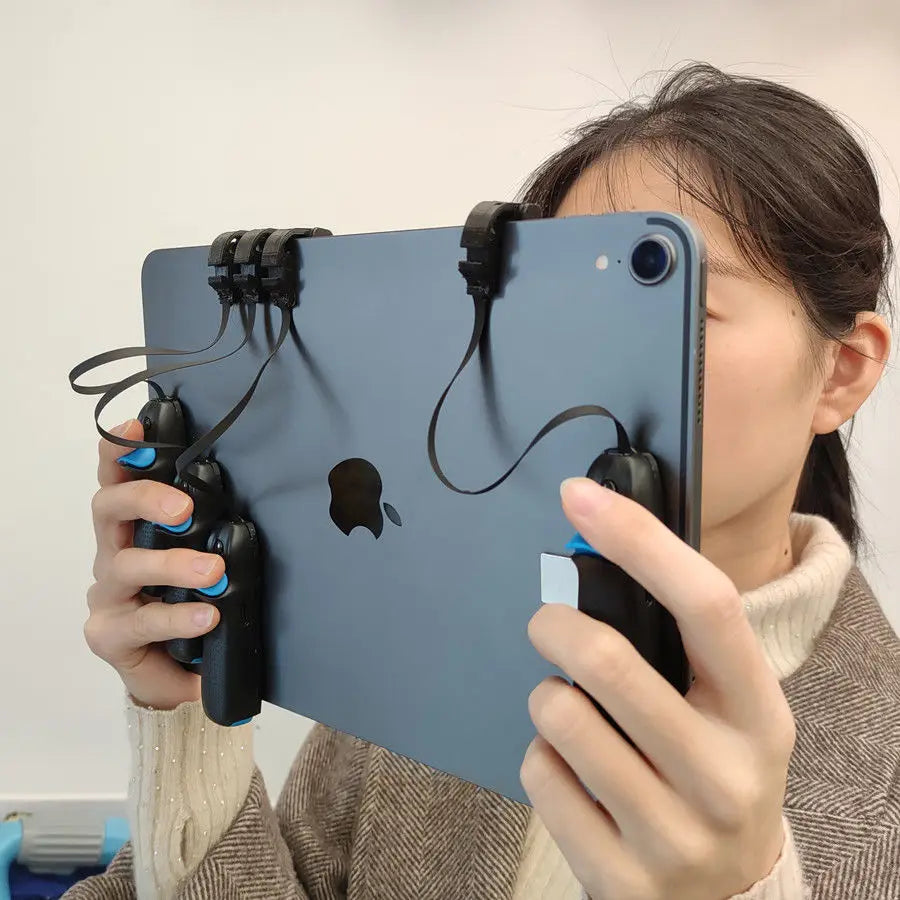 Magnetischer iPad FPS Gaming Controller mit 6-, 7- und 8-Finger Steuerung, 3-fach verstellbar