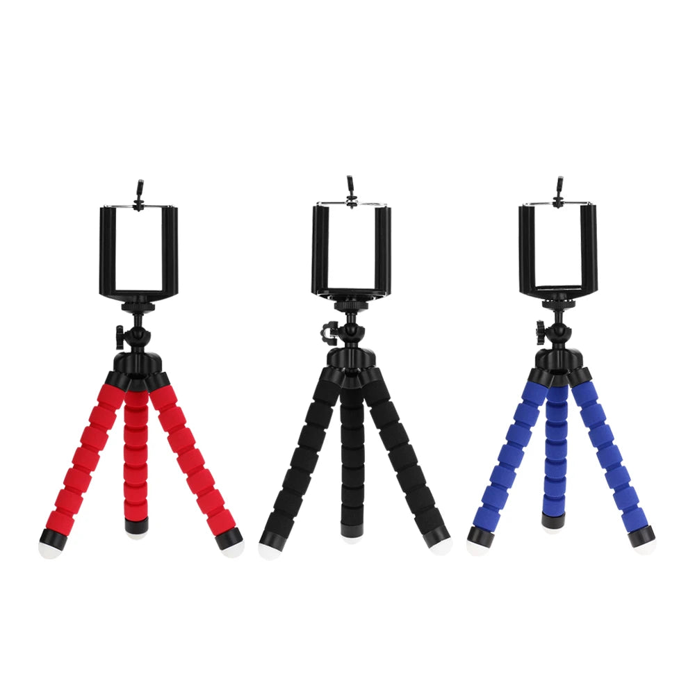 Flexibles Octopus Stativ für Handy, Kamera, Selfie, Monopod mit Fernsteuerung