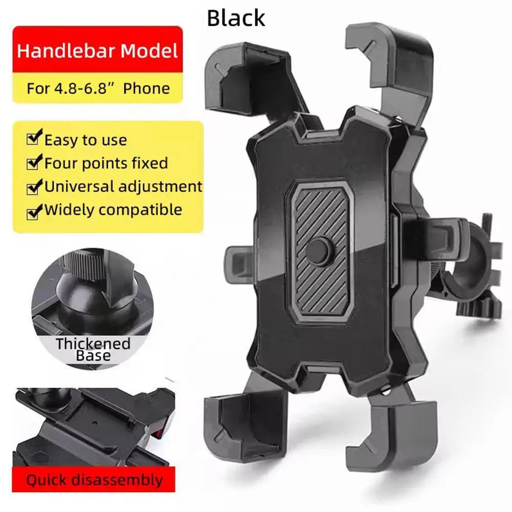 Universal 360° drehbarer Handyhalter für Motorrad, Mountainbike, E-Bike, GPS-Navigation